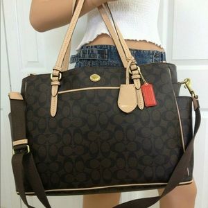 COACH baby diaper bag / travel bag / laptop bag